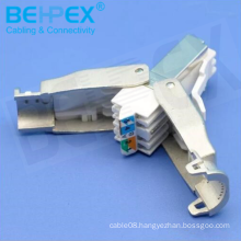 Shielded Cat6 Cat6a RJ45 Plug Toolless Modular Plug